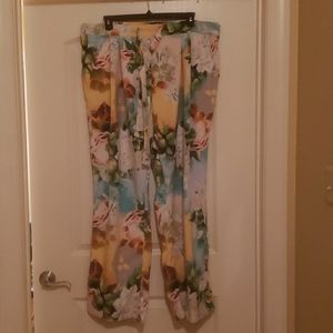Floral Melissa McCarthy Pants